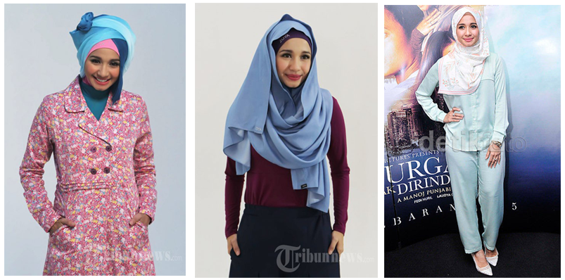Inspirasi Model Busana Muslim dan Hijab Dari Para Artis 